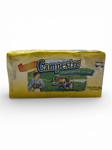 [K2225] MANTEQUILLA CAMPESTRE BARRA 200GR