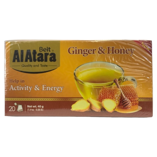 [K0516] TE ALATARA GINGER & HONEY-JENGIBRE Y MIEL 20 SOBRES