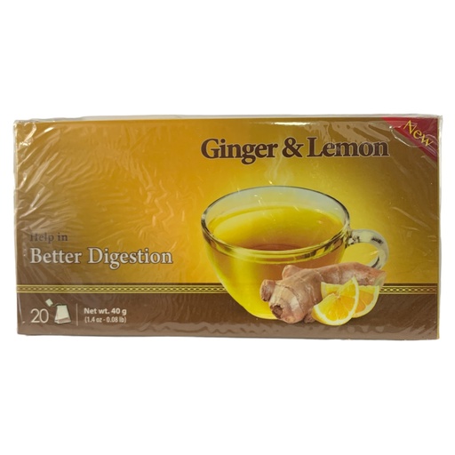 [K0379] TE ALATARA GINGER & LEMON-JENGIBRE Y LIMON 20 SOBRES