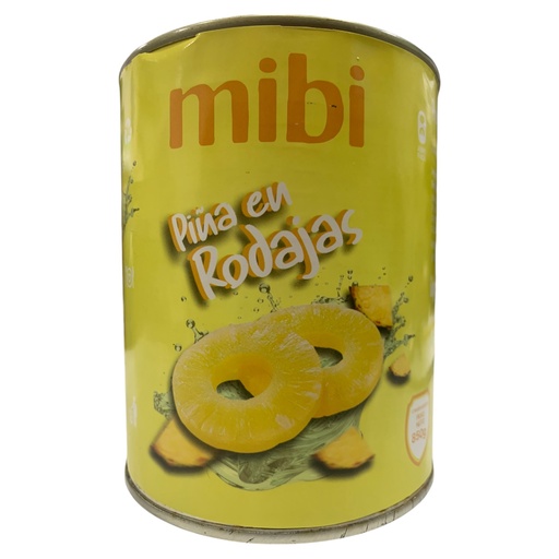PIÑA EN RODAJAS MIBI 850GR