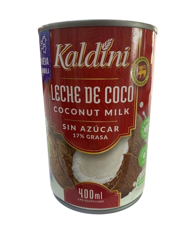 [K0107] LECHE DE COCO KALDINI 400ML