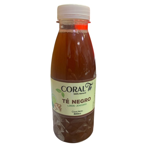 [K0152] TE NEGRO LIMON - JENGIBRE CORAL TE 400ML