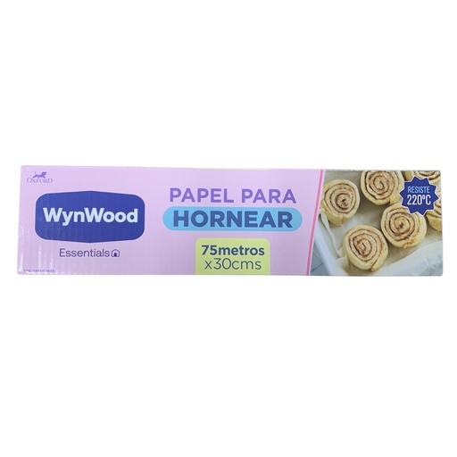 [K0437] PAPEL PARA HORNEAR 75M WYNWOOD