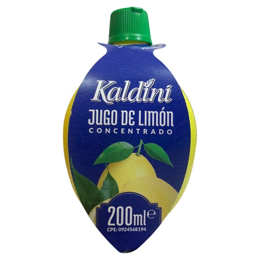 [K0474] JUGO DE LIMON CONCENTRADO KALDINI 200ML