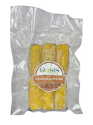 [K0583] TEQUEÑOS DE PLATANO PAQUETE DE 6UND OASIS