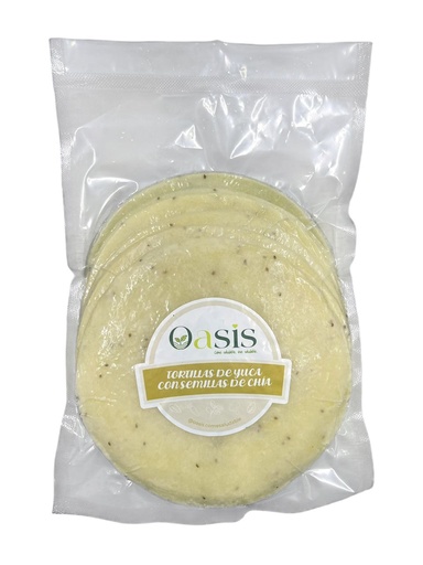 [K0588] TORTILAS DE YUCA PAQUETE 6UND OASIS