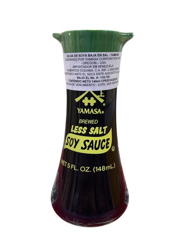 [K0601] SALSA DE SOYA BAJA EN SAL YAMASA OCEANIA 148GR
