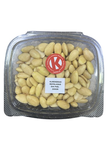 [K0665] ALMENDRAS RE-PELADAS SIN PIEL X KG