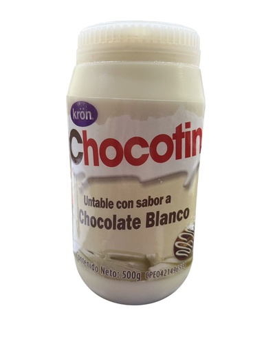 [K0685] CHOCOTINA UNTABLE CHOCOLATE BLANCO 500 GR KRON