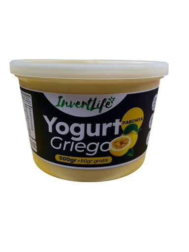 [K0724] YOGURT GRIEGO PARCHITA INVERTLIFE 500GR