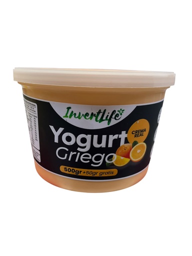 [K0730] YOGURT GRIEGO CREMA REAL INVERTLIFE 500GR