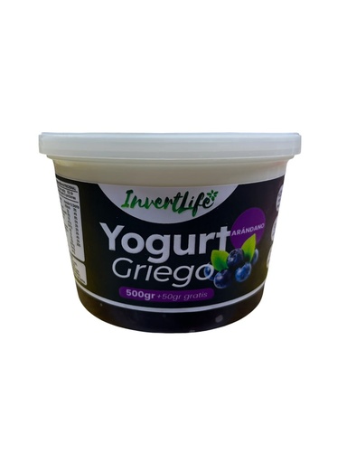 [K0734] YOGURT GRIEGO ARANDANOS INVERTLIFE 500GR