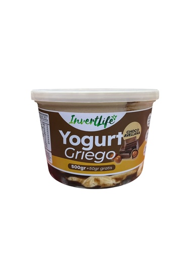 [K0739] YOGURT GRIEGO AVELLANA INVERTLIFE 500GR