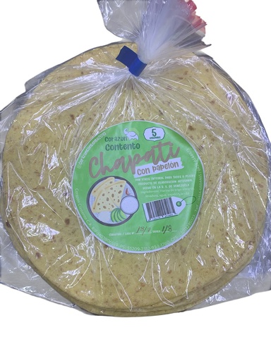 [K0812] TORTILLAS DULCES CHAPATIS 5 UND