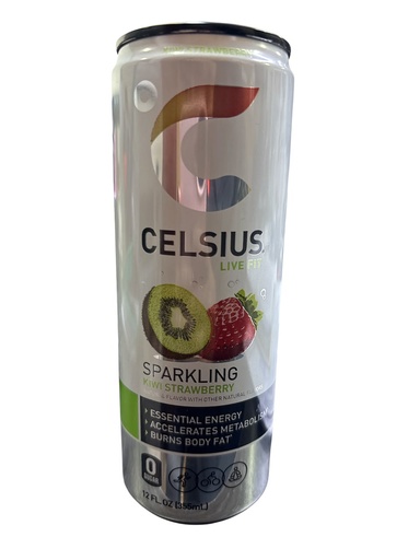 [K0842] SPARLING KIWI STRAWBERRY CELSIUS 1*12OZ