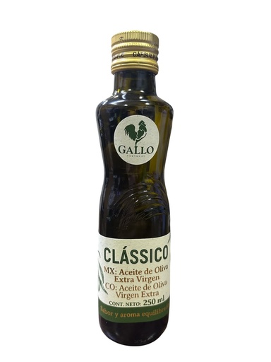 [K08102579] ACEITE DE OLIVA EXTRA VIRGEN GALLO BOTELLA 250ML