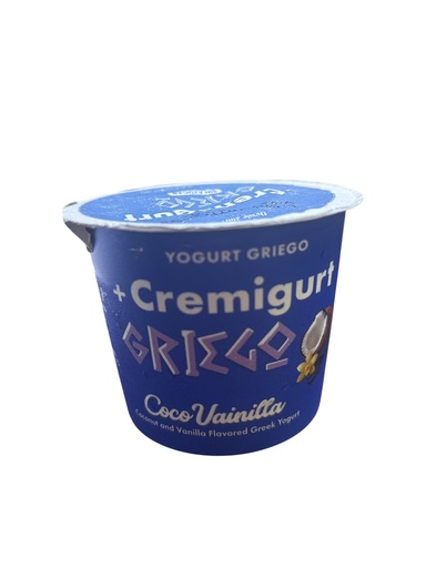 [K654897] CREMIGURT GRIEGO  COCO VAINILLA S/A 150GR