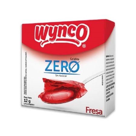 GELATINA WYNCO DE FRESA 12 GR
