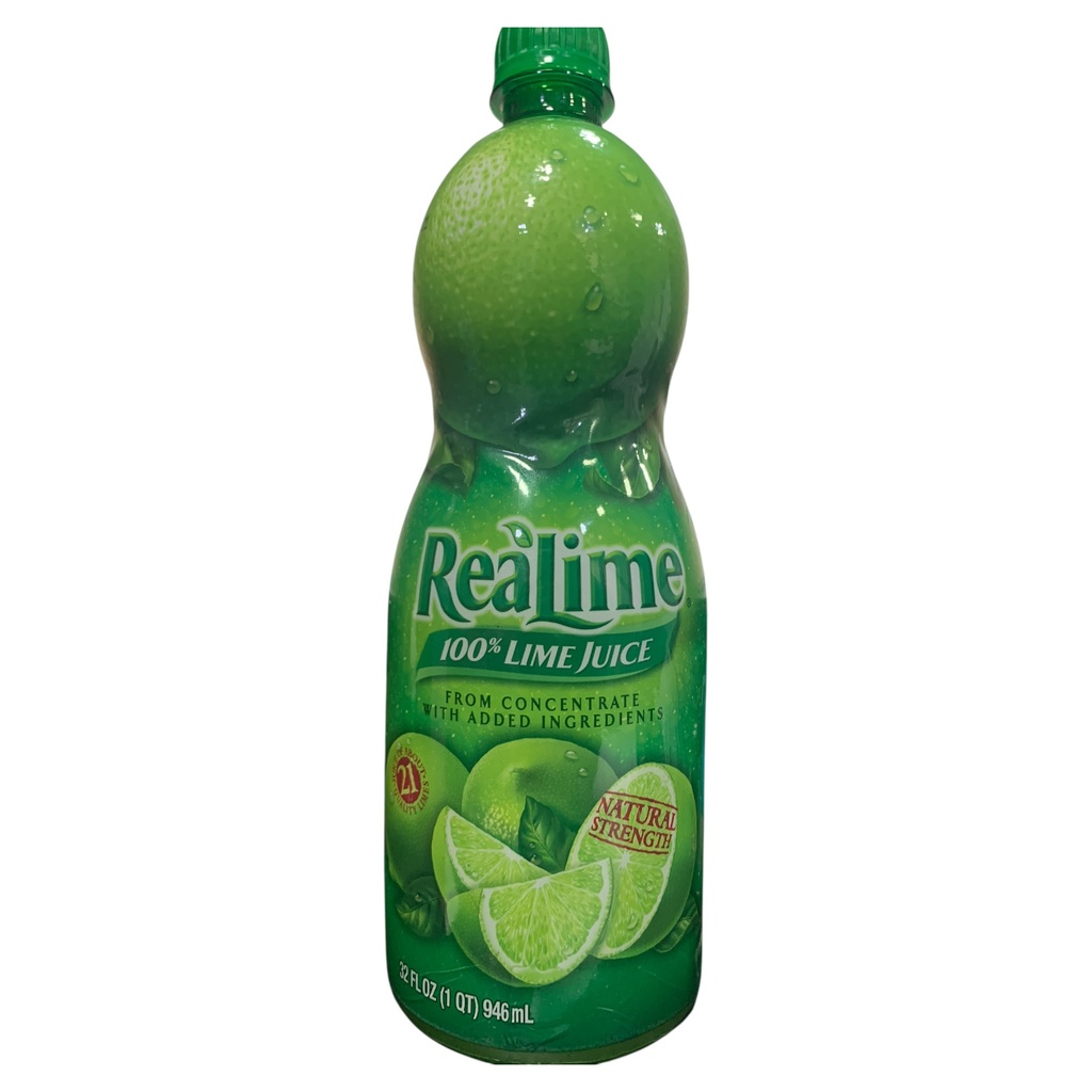 REALIME 100% LIME JUICE 946ML