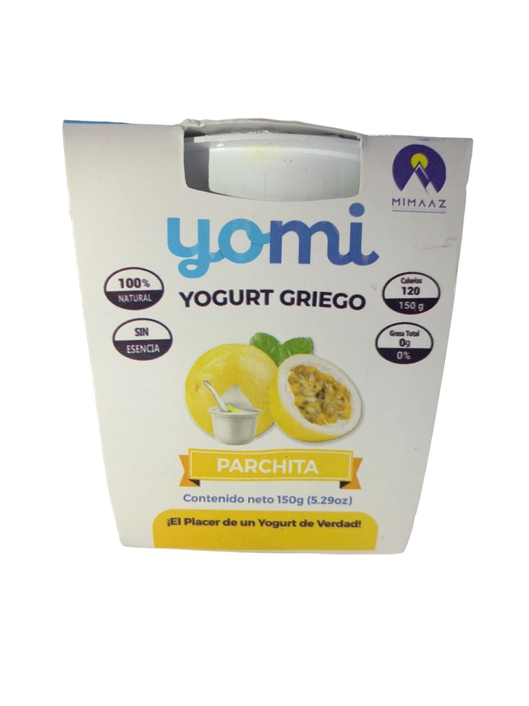 YOGURT GRIEGO YOMI PARCHITA 150G
