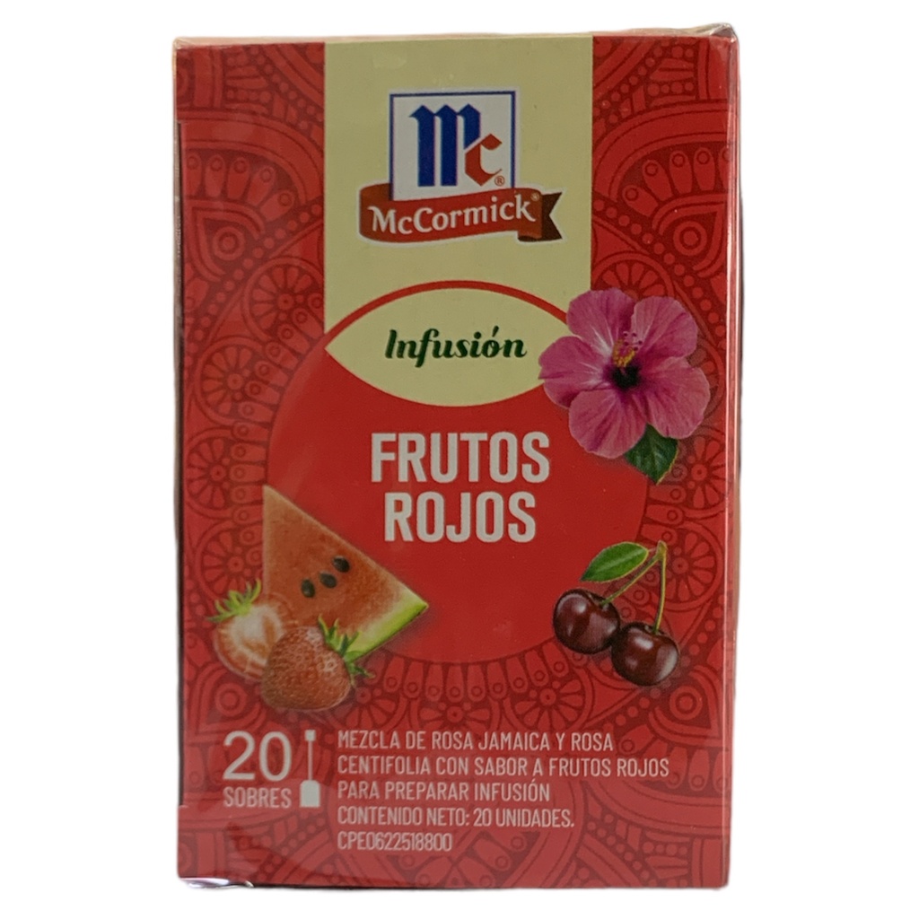INF. FRUTOS ROJOS 20 BOL