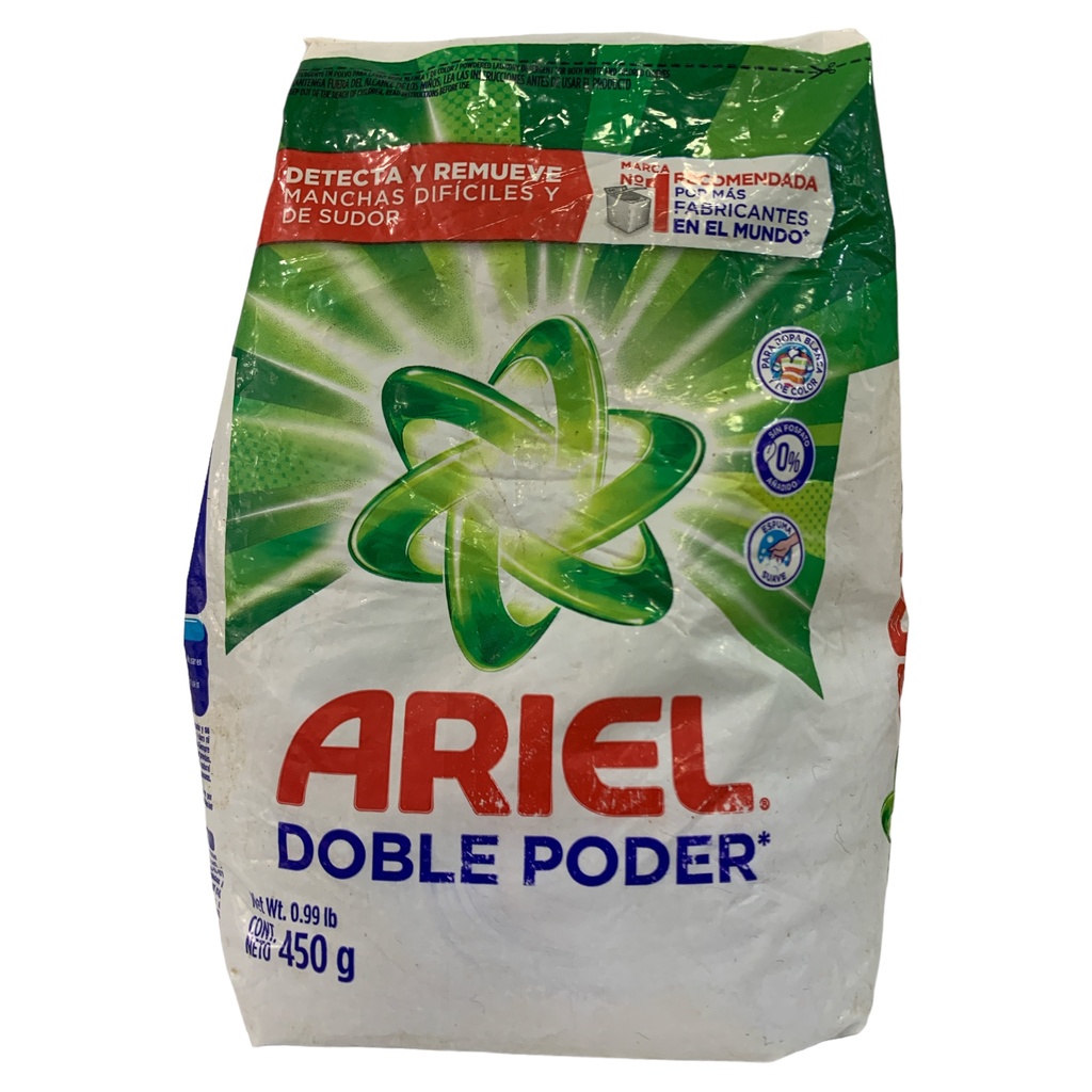 JABON EN POLVO ARIEL 450GR
