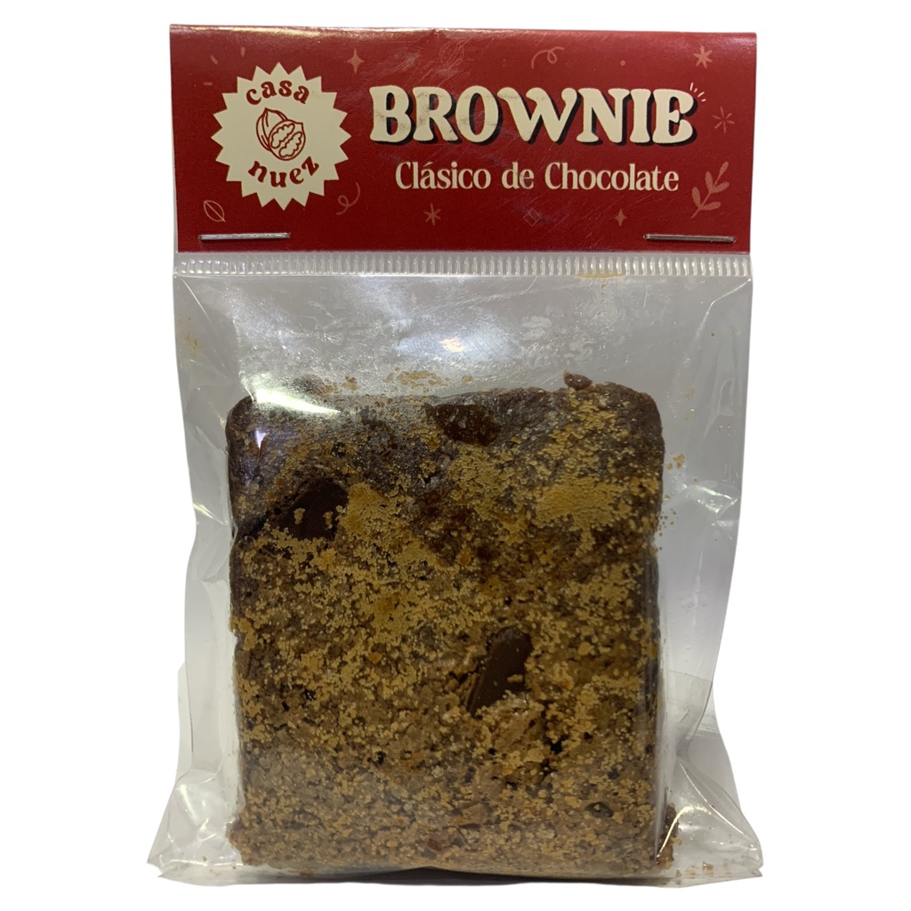 BROWNIE CLASICO DE CHOCOLATE X UND