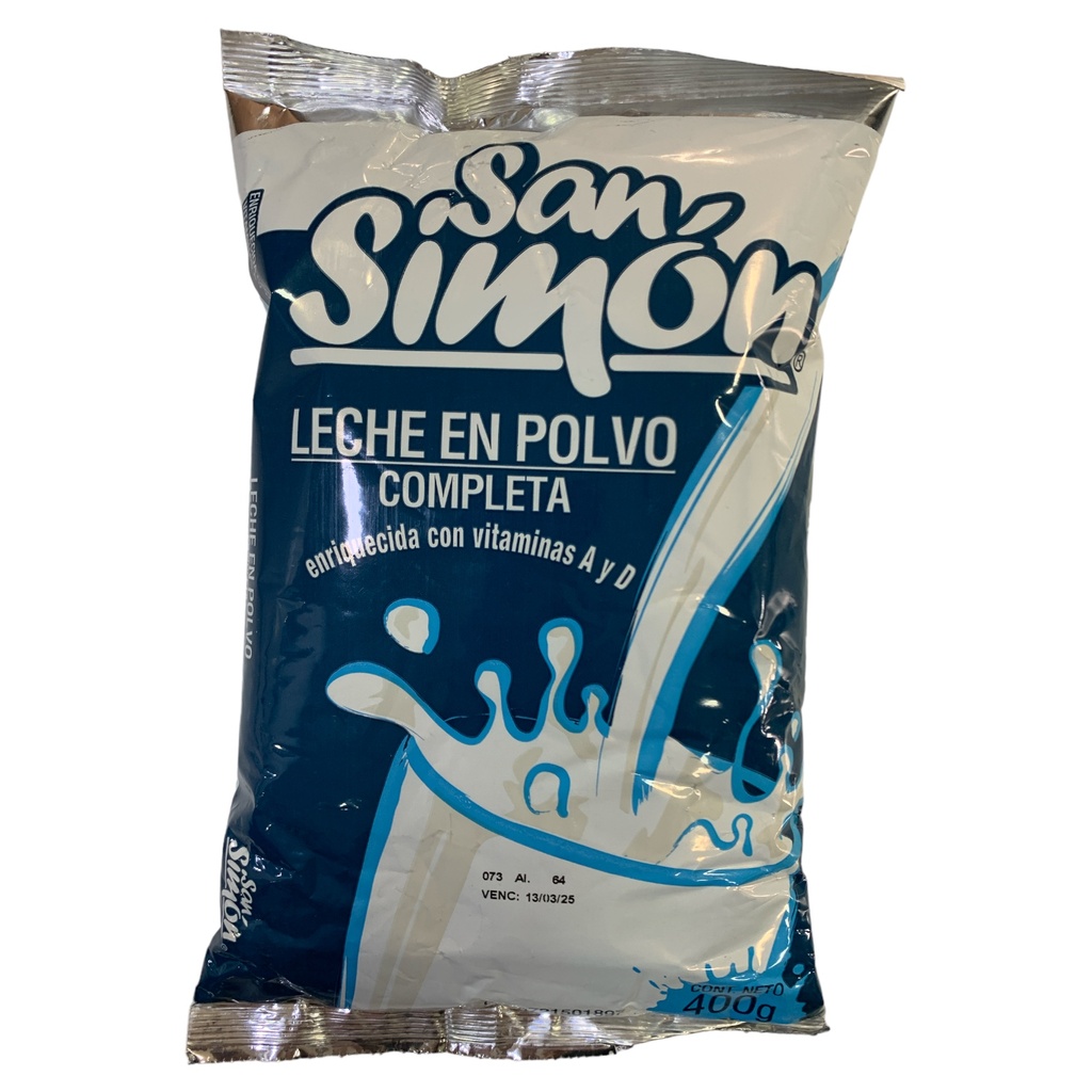 LECHE EN POLVO COMPLETA SAN SIMON 400GR