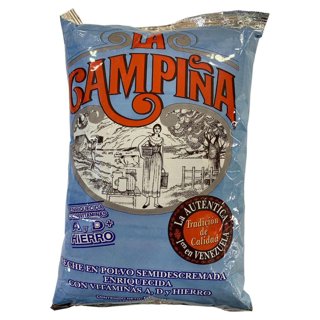 LECHE EN POLVO LA CAMPIÑA SEMIDESCREMADA 900GR