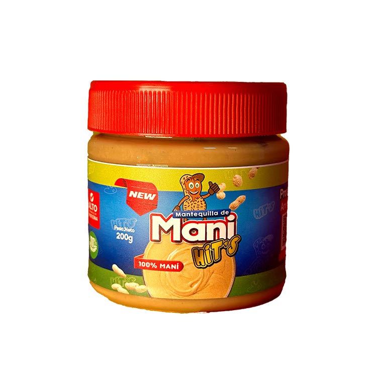 MANTEQUILLA DE MANI HITS 200GR
