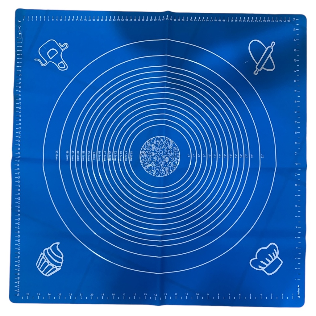 ESTAMPADO TORTA AZUL 70X70CM 560G