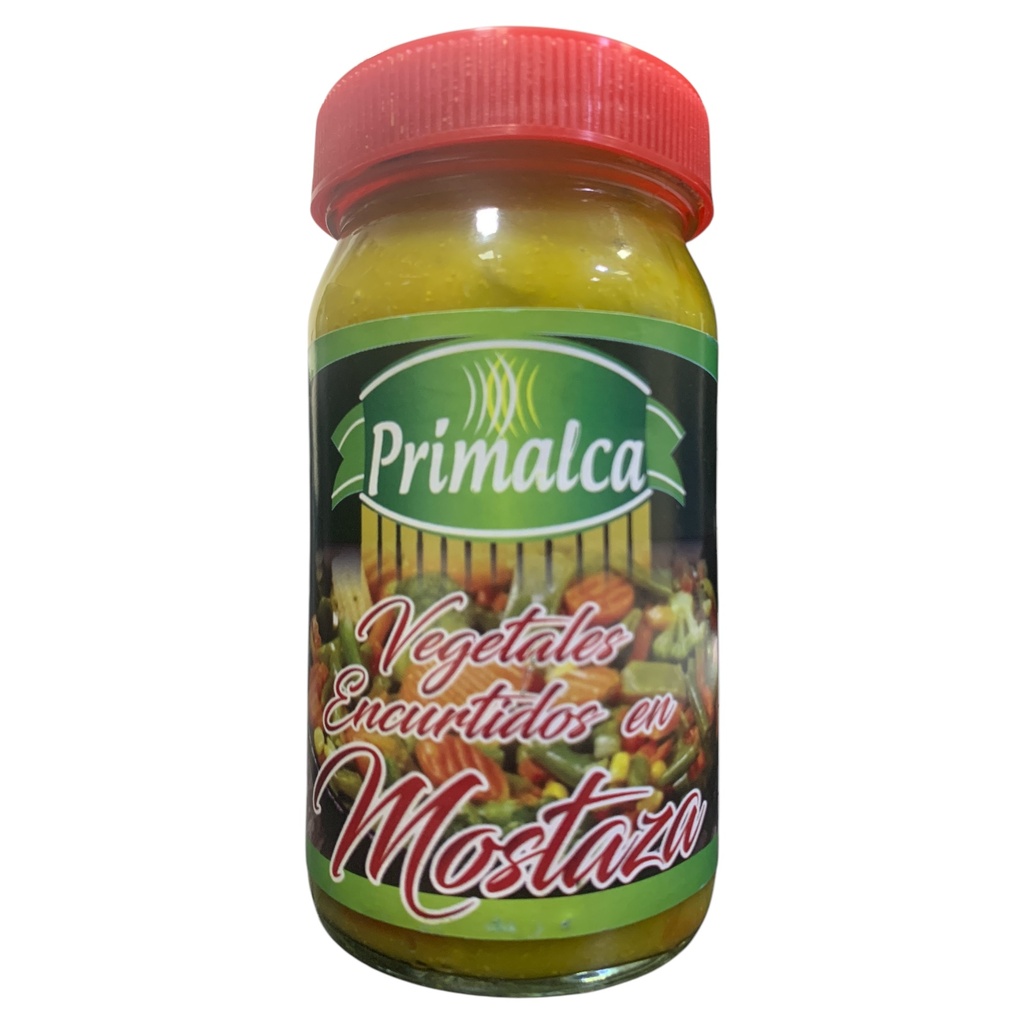 VEGETALES ENCURTIDOS EN MOSTAZA PRIMALCA 200GR