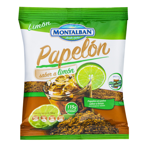 PAPELON SABOR A LIMON 115 GR