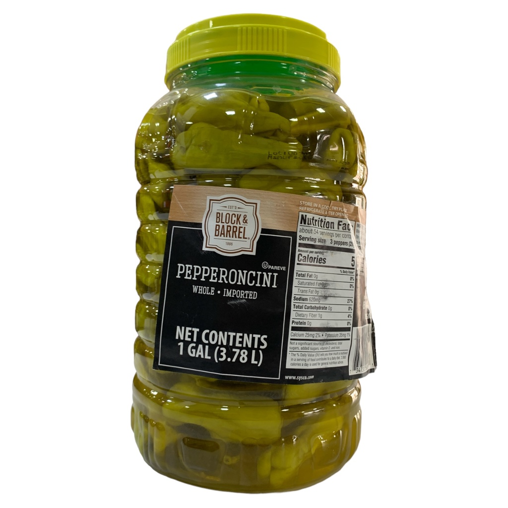 PEPPERONCINI ENTERO BLOCK BARREL 3.78L