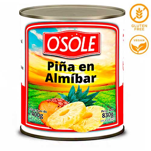 PINA EN ALMIBAR OSOLE 830 GR