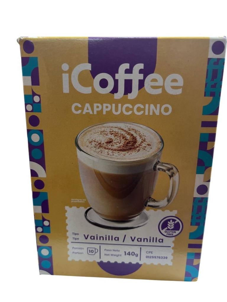 CAFE CAPUCCINO INSTANTANEO VAINILLA 140GR