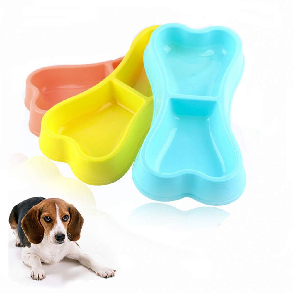 PLATO/P PERRO 2 DIVISIONES HUESO PUPPY CO