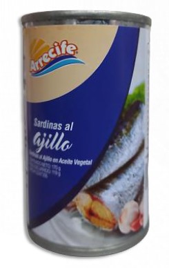 SARDINAS ARRECIFE AL AJILLO 170 GR