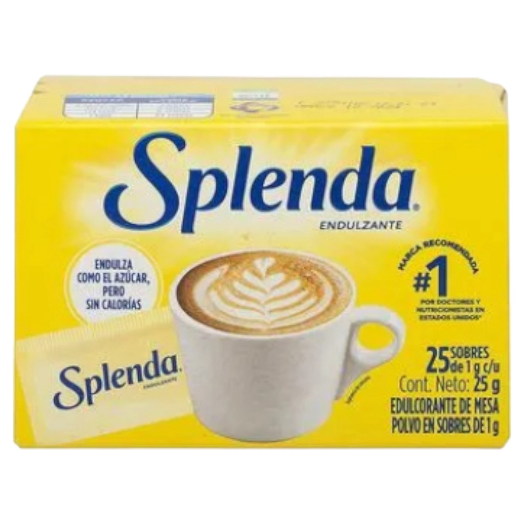 SPLENDA 25 SOBRES