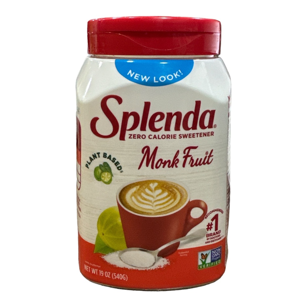 SPLENDA MONK FRUIT 19OZ 540GR