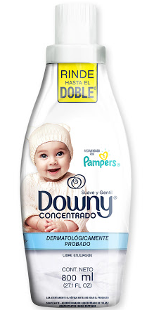SUAVIZANTE DOWNY SUAVE Y GENTIL 800 ML