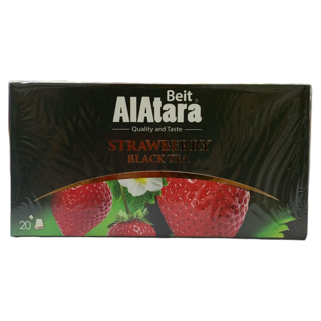 TE ALATARA STRAWBERRY BLACK TEA-FRESA TE NEGRO 20 SOBRES