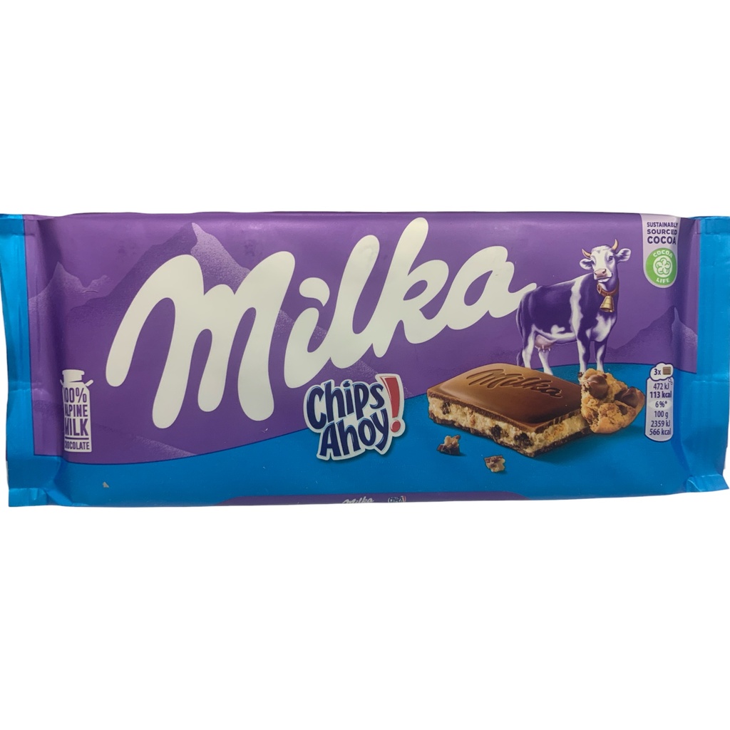 CHOCOLATE CHIPS AHOY MILKA 100 GR