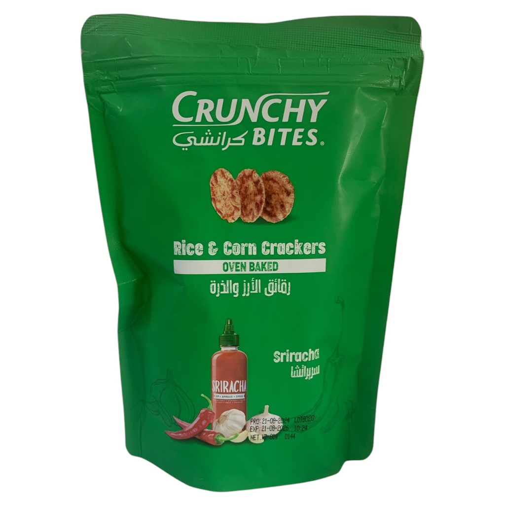 GALLETAS DE ARROZ SRIRACHA CRUNCHY BITES 80GR