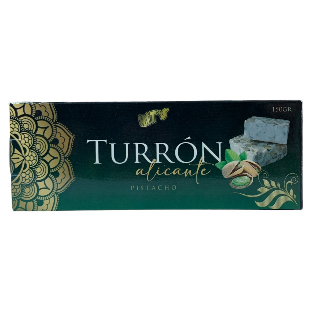 TURRON BLANCO C/ PISTACHO ALICANTE 150GR