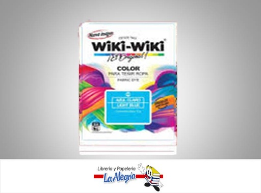 WIKI WIKI AZUL MARINO, AMARILLO, ROJO, GRIS Y NEGRO 15 GR