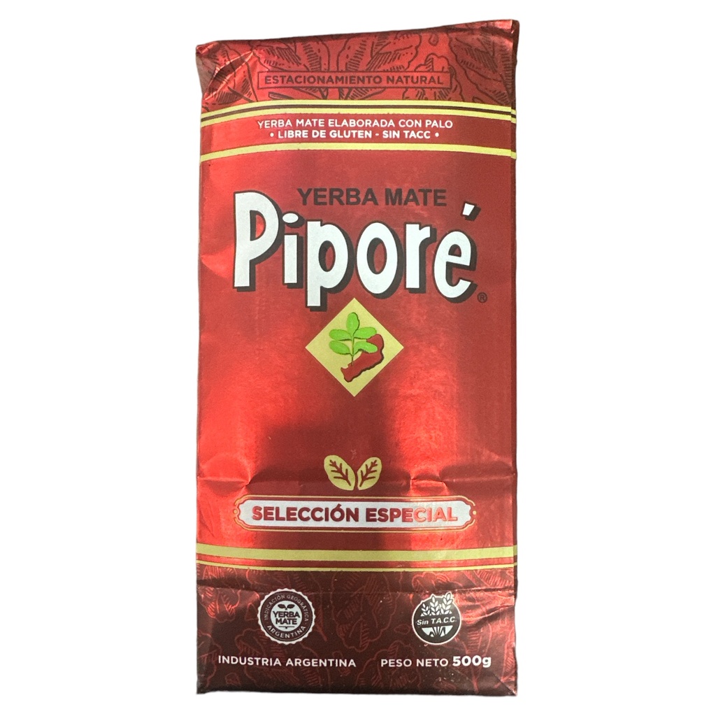 YERBA MATE PIPORE SELECCIÓN ESPECIAL 500 GR