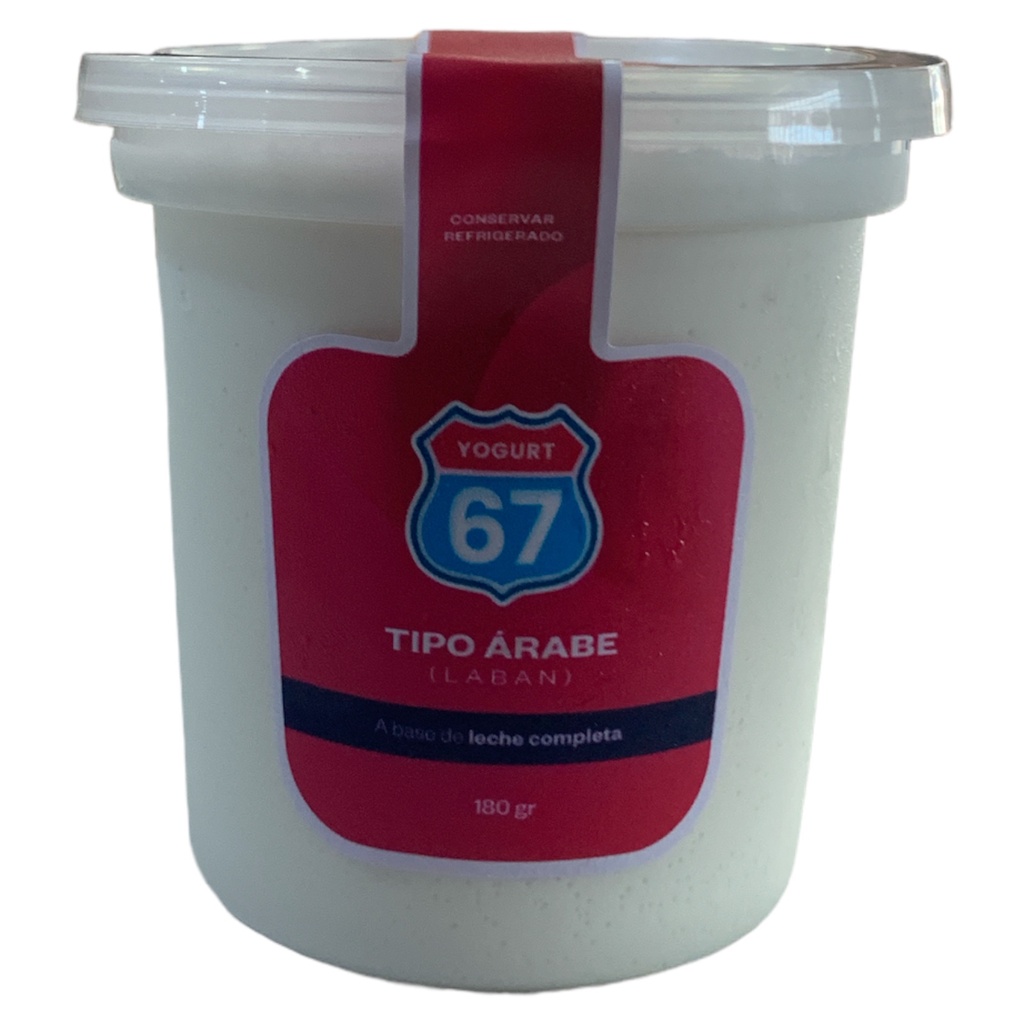 YOGURT GRIEGO TIPO ARABE 67 180GR 7oz