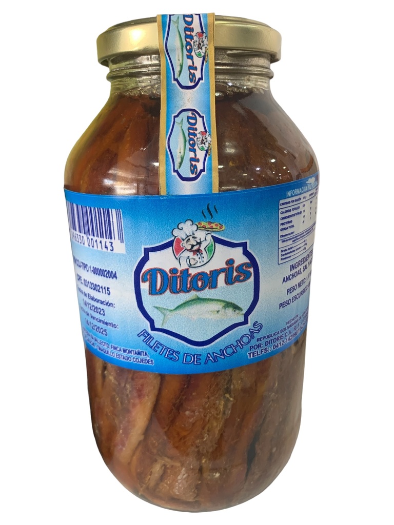 FILETES DE ANCHOAS DITORIS 1.41 KG
