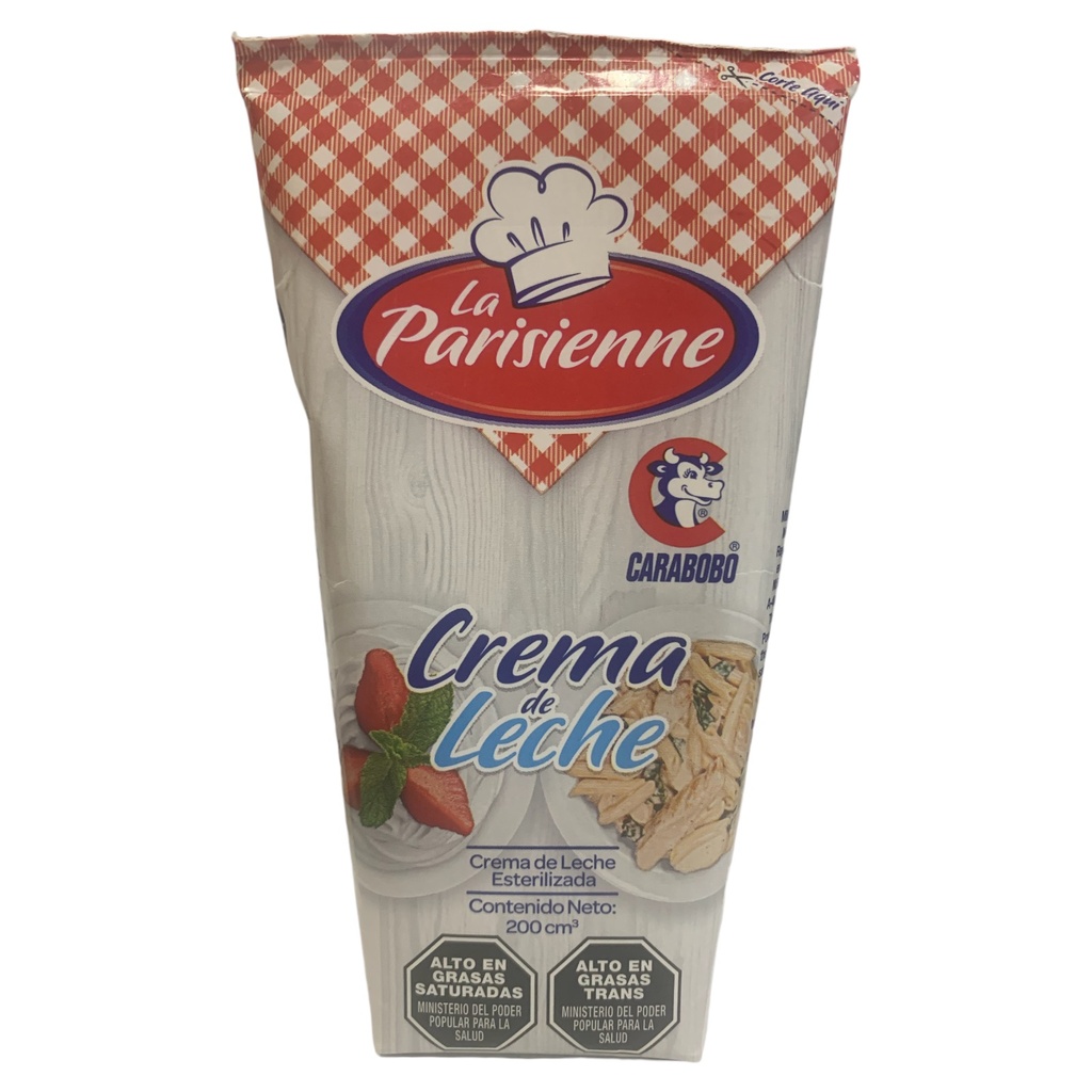 CREMA DE LECHE PARISIENNE 200ML